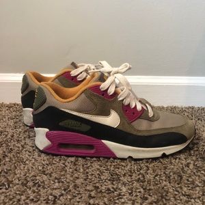 Nike Air Max—Olive, Gold, Purple